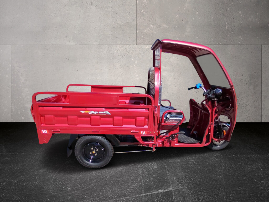 CARGO RUNNER Classic Plus in rot - Seitenansicht