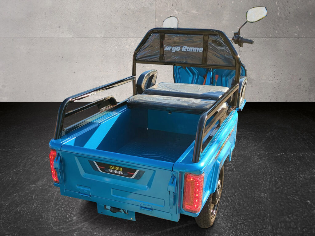 CARGO RUNNER Compact in blau - Rückansicht